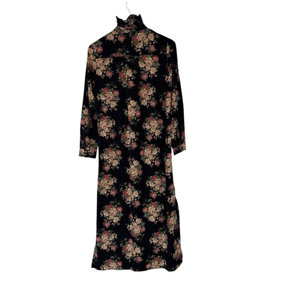 Trish Scully Remi Maxi Dress Floral Victorian Shabby Chic Country Size 2 No Belt - Picture 3 of 14